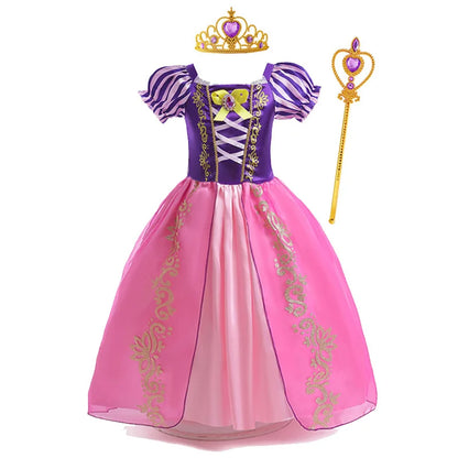 Vestido de princesa Rapunzel de Disney