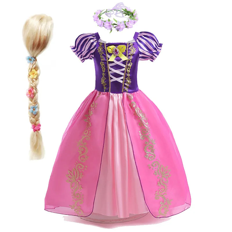 Vestido de princesa Rapunzel de Disney