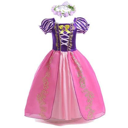 Vestido de princesa Rapunzel de Disney