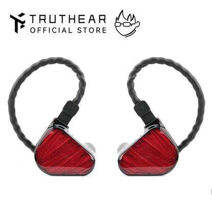 Auriculares internos con controladores dinámicos duales TRUTHEAR x Crinacle ZERO:RED con cable de 2 pines de 0,78"